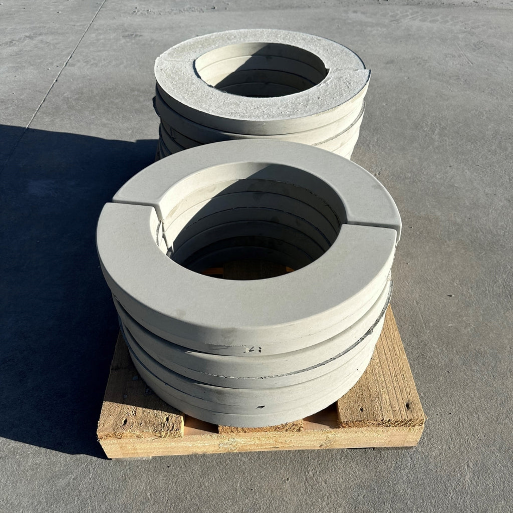 Feinwerk Concrete Tree Rings Pair - Plain